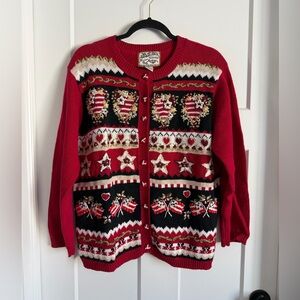 Vintage 2002 Heirloom Collectibles Grannycore Sweater size medium